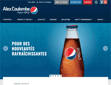 Tablet Screenshot of pepsi-alexcoulombe.com